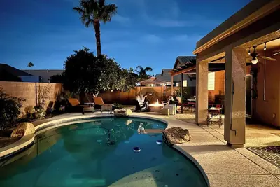 Image de Desert Willow, Cozy Home With Heatable Pool, In East Mesa Golf Course Community
