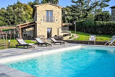 Image de Maison de vacances privée avec piscine privée, climatisation, Wifi, Tv, patio, vue panoramique