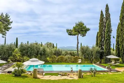 Image de Maison de vacances privée avec piscine privée, bain à remous, Wifi, Tv, terrasse, vue panoramique