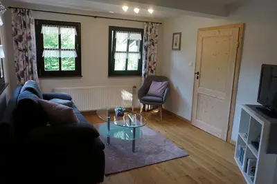 Image de Maison de vacances « Ferienhaus Am Leiselbach » avec terrasse privée, jardin et Wi-Fi