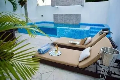 Image de ♥Cool Blue♥Private Spa Pool/HeartofCancun/BBQGrill