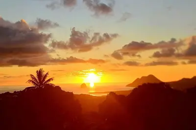 Image de Panorama CARAÏBEA vue à 180°mer des Caraïbes, piscine, salle de jeu