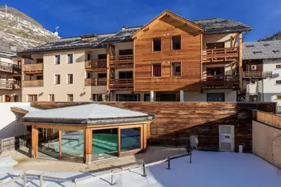 Image de Appartement Abriès 6 personnes, résidence Les Balcons du Viso, piscine, jacuzzi