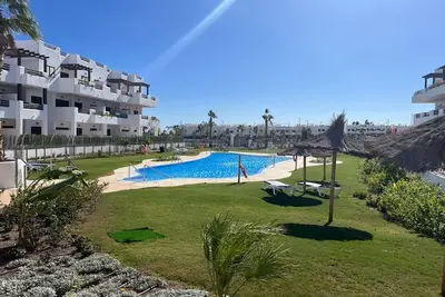 Image de Bel appartement à San Juan de los Terreros, piscine commune, près de la plage, pour 6 pers.