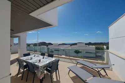 Image de Bel appartement à Pulpi avec jardin commun et vue sur la mer