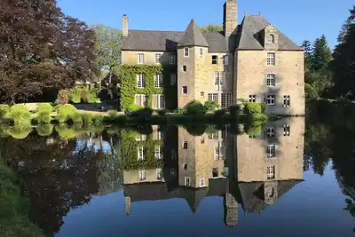 Image de Chateau 16e siècle, Baie du mont Saint Michel dans un site romantique