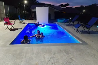 Studio/Pool/Wifi-Full kitchen-A/C-Large Beach-Sunset-Surf***.