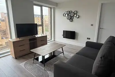 Image de Modern 2-Bed Apartment in Birmingham with Parking