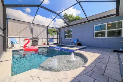 Image de Conveniently located 3 TVs Netflix, Heated Pool Spa, W/D 20 mins to Airports A/C