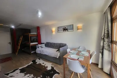 Image de Charmant studio à Montgenèvre, proche centre, balcon ensoleillé