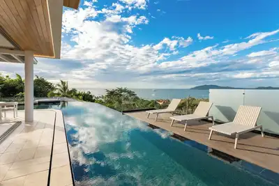 Hilltop Luxury with Panoramic Ocean Views