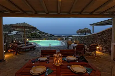 Image de Villa à Myconos avec 4 chambres à coucher, 9 couchages