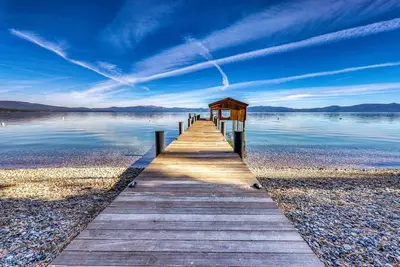 Image de Valhalla Lakefront by Tahoe Getaways-6br West Shore, Pet-Friendly w Private Pier, Buoy, Hot Tub, A/C