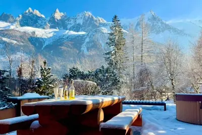 3 bedroom Chalet Mt Blanc view