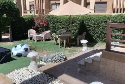Image de Cozy 2 bedroom chalet at blubay-asia alsokhna  شاليه ارضي بحديقة بلوباي السخنة