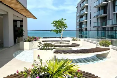 Image de Lujo y Mar: Condominio con piscina, gimnasio y vistas al atardecer