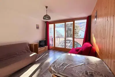 Image de Agréable Studio 4 personnes en face des pistes