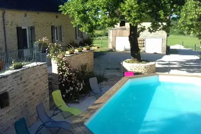Image de Maison périgourdine avec piscine chauffée et WiFi