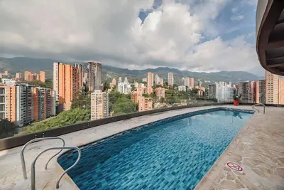 Image de lEPl Cozy Apt Medellín • Ac • Pool • View • Gym