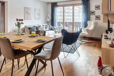 Image de Morgins 6p, Ski-in Ski-out, Parkplatz, zentral, WiFI by Interhome