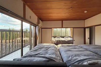 Image de Approximately a 7-minute walk from the World Heritage Soba Nikko Station. Up to 12 people Large traditional Japanese house along the Ootani River, recommended for families, friends and groups. 50m walk from bus stop Excellent access