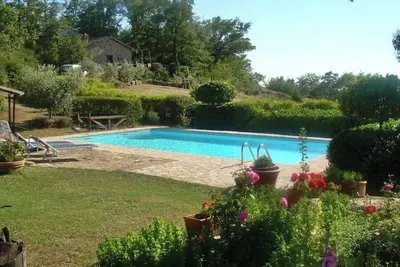Image de Maison de vacances privée avec climatisation, piscine privée, Wifi, Tv, patio, vue panoramique