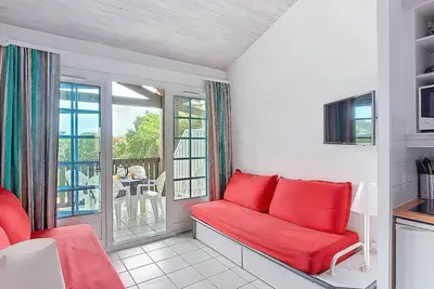 Image de Charmant T2 à Moliets, terrasse, parc résidentiel