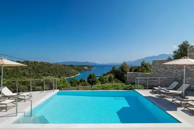 Image de Stylish Contemporary Villa with Sea Views near Vathy Tavernas