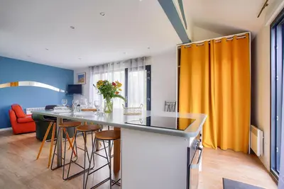 Image de 700 m de la plage, jardin, maison pour 4