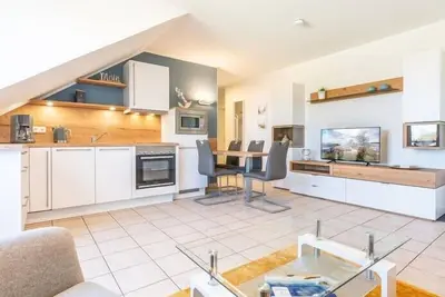 Image de High-quality apartment with balcony, Baltic Sea view, underground parking space, wellness area