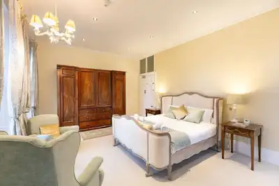 Image de Double-Superking-Sdb privée avec baignoire et douche-Vue sur la campagne