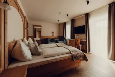 Image de Chambre 'Murrer Familienzimmer 208' avec vue sur la montagne, jardin commun et Wi-Fi
