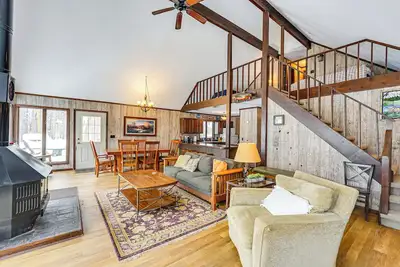 Pere Marquette Riverfront Retreat, Fish On-Site!