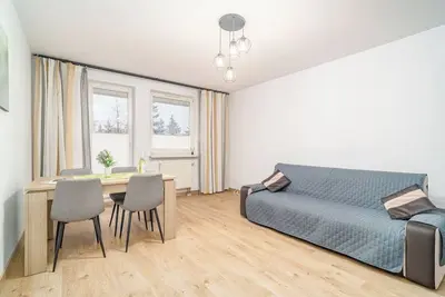 Image de Kraków Huculska Apt — Balcony, Workspace