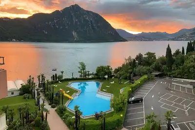 Image de Blue Lake Lugano Apt. 312 by Interhome