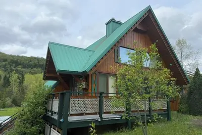 Image de Charming ski cottage 30 min from Quebec city. Chalet du Hibou Voyageur.
