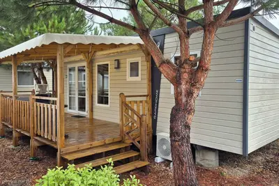 Image de Mobil Home 6 personnes au camping Siblu de Mimizan Plage.
