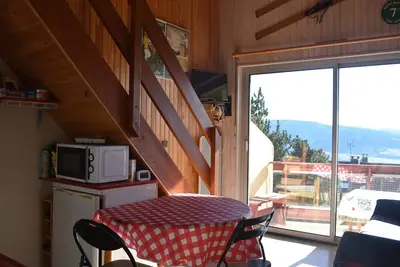 Image de Studio lumineux avec mezzanine pour 4 personnes à Font-Romeu