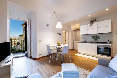 Image de Historic 60 sqm apartment located on the ground floor of a period building, ideal for groups or families of up to 5 guests. The accommodation is located in the heart of Siena (Ztl), on one of the city’s most characteristic streets within the Unesco-list