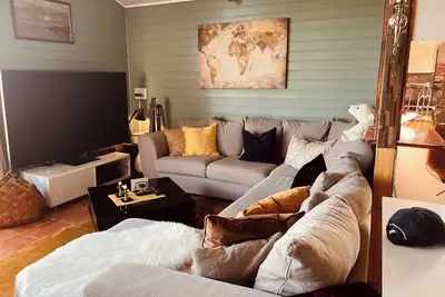 Image de Cabine accueillante avec sauna et superbes vues