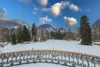 Suite calme du château avec un flair élégant