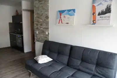 Grand studio 40m2 centre station Valberg