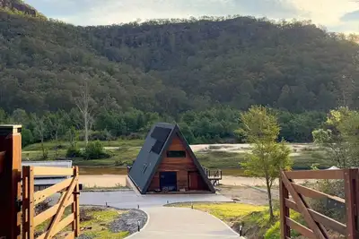 Image de Ashwood AFrame - Secluded Riverfront Luxe