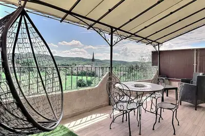 Image de Gîte « Le Barquetier » avec piscine partagée, Wi-Fi et climatisation