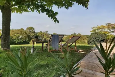 Image de Idyllic cozy 1-bedroom stone cottage in peaceful Périgord with Ac, Pool & View