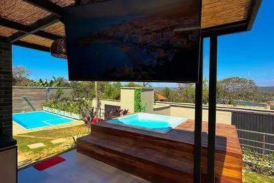 Image de Property in Confins with Hot Tub and Heated Pool - Near the Airport