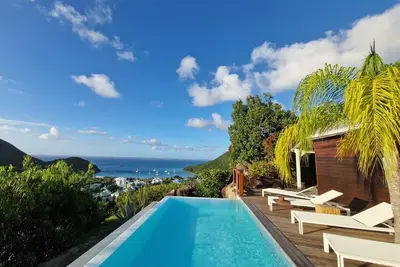 Casa Violette – Vue Mer • Plage à Pied • Anse Marcel