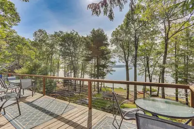Huge Waterfront Home w/ Dock on Lake Wallenpaupack