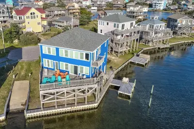 Image de Obx Soundfront Cottage : Private Boat Slip, Dock, Sunsets, Complimentary Kayaks