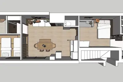 Image de Raku6 Designer-style Japanese-Western Two-bedroom Ryokan / 15 mins to Shinjuku,